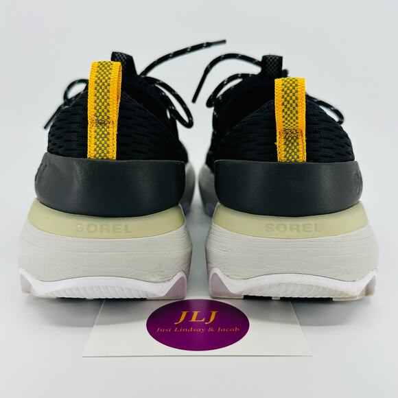 Sorel Women's Kinetic Impact Lace Sneakers Black/White NL4694-010 Size 8.5 - Picture 6 of 11